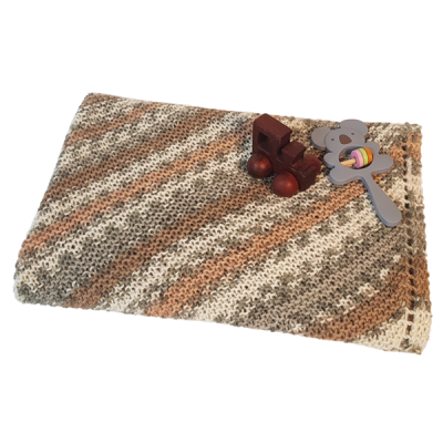 Bushland Baby Blanket Beginner Knit Kit