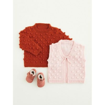 Free Sirdar Forest Berries Jumper 0-24mths Pattern