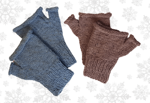 Grandpa Mittens Beginner Knit Kit