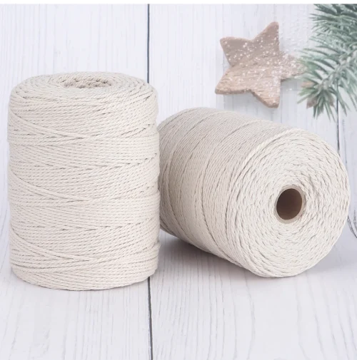 Beige Macrame Rope 2mm 480 metres - Image 2