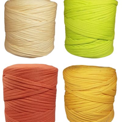 T Shirt Yarn Yellow Orange Shades
