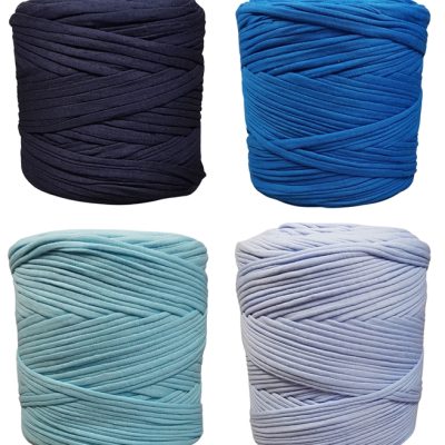 T Shirt Yarn Blue Shades