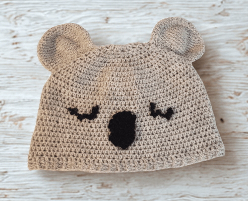 Koala Baby Hat Crochet Kit