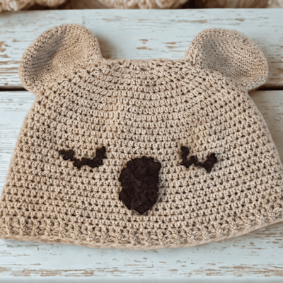 Koala Baby Hat Crochet Pattern