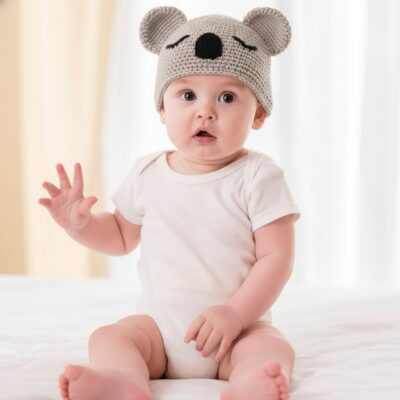Koala Baby Hat Crochet Pattern