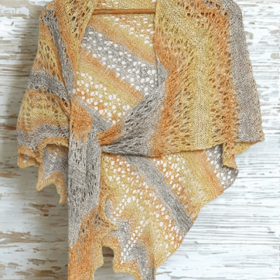 Crystal Shawl Knitting Pattern