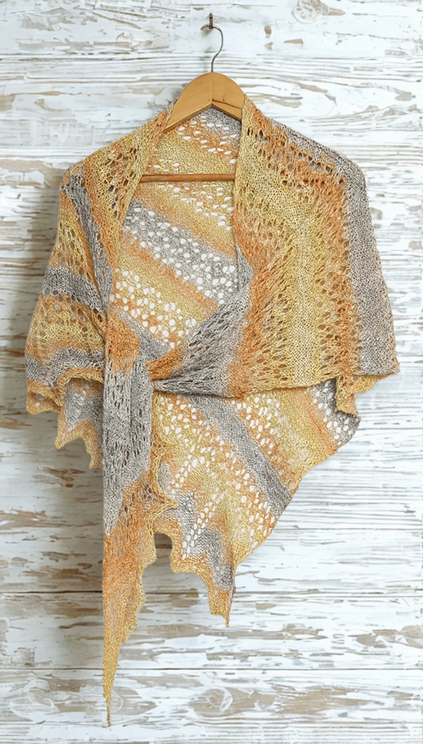 Crystal Shawl Knitting Pattern