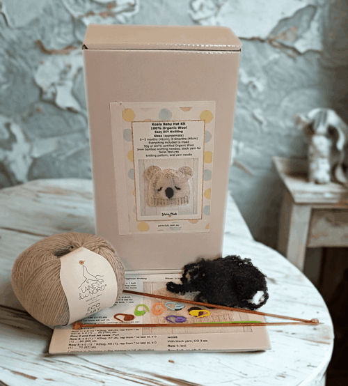Koala Baby Hat Knitting Kit - Image 4