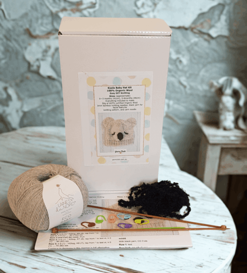 Koala Baby Hat Knitting Kit - Image 6