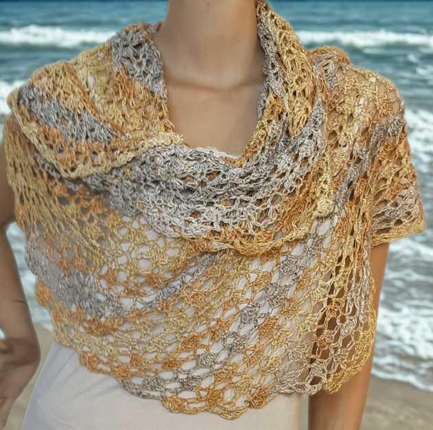 Leila Shawl Crochet Pattern - Image 2
