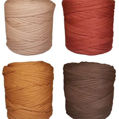 T Shirt Yarn Brown Shades