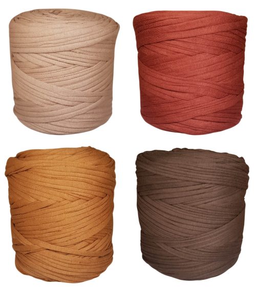 T Shirt Yarn Brown Shades