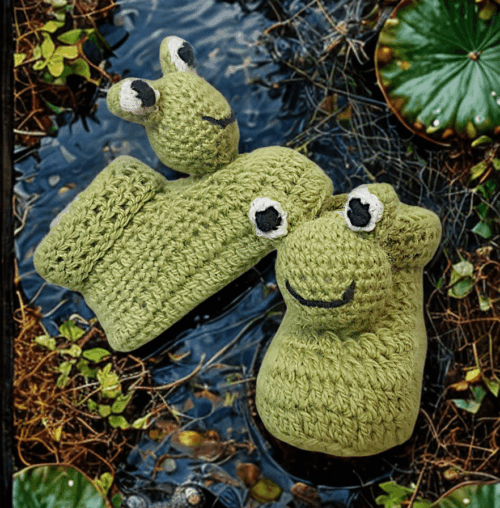 Frog Baby Booties Crochet Pattern - Image 4