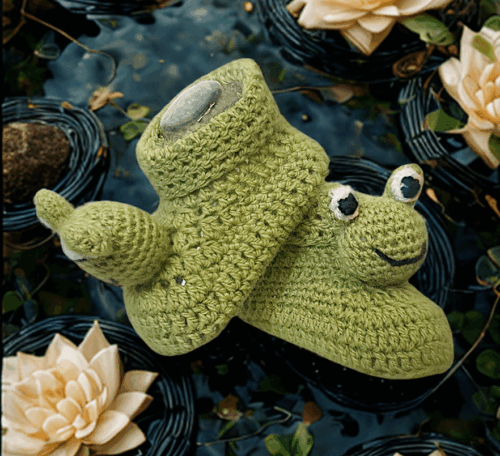 Frog Baby Booties Crochet Pattern - Image 9