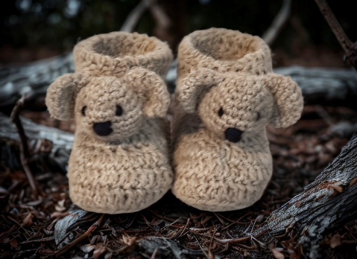 Koala Baby Booties Crochet E-Pattern - Image 11