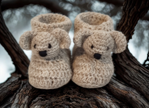 Koala Baby Booties Crochet E-Pattern - Image 10