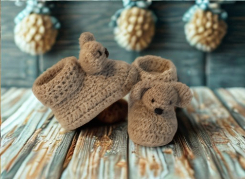 Koala Baby Booties Crochet E-Pattern - Image 8