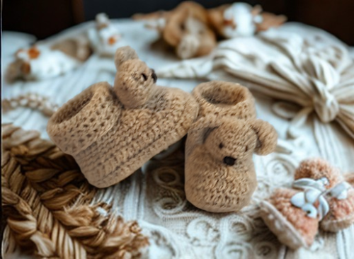 Koala Baby Booties Crochet E-Pattern - Image 4