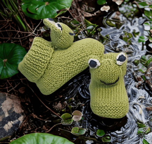 Frog Baby Booties Knitting Pattern - Image 7
