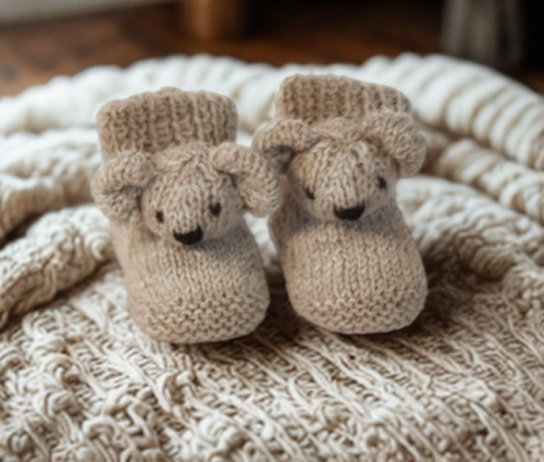 Koala Baby Booties Knitting E-Pattern - Image 4