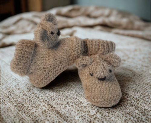 Koala Baby Booties Knitting E-Pattern - Image 2