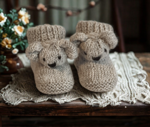 Koala Baby Booties Knitting E-Pattern - Image 7