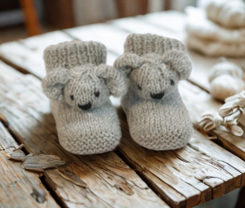 Koala Baby Booties Knitting E-Pattern - Image 8