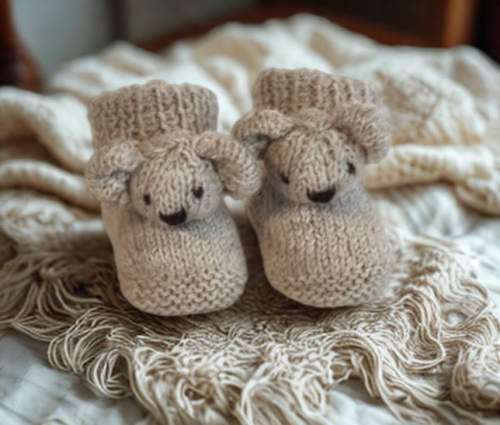 Koala Baby Booties Knitting E-Pattern - Image 9