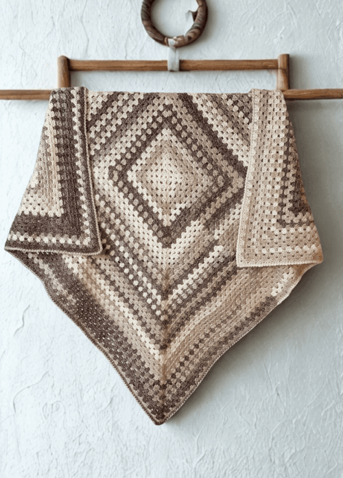 Vintage Crochet Beginner Baby Blanket Gift Kit
