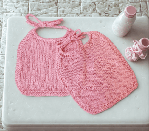 Baby Bib Knitting Pattern
