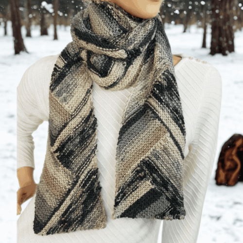 Beginner Knit Twine Scarf Pattern - Image 3
