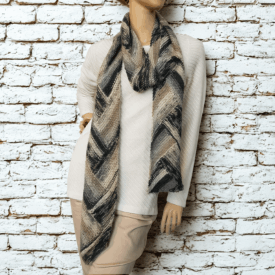 Beginner Knit Twine Scarf Pattern