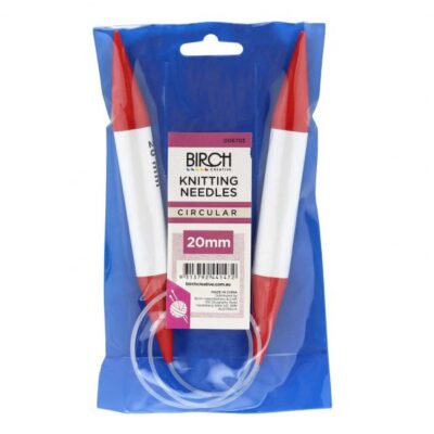Birch Circular Knitting Needle 20mm - 80cm