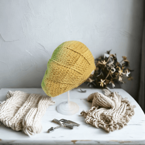 Monet Crochet Beret Kit - Image 3