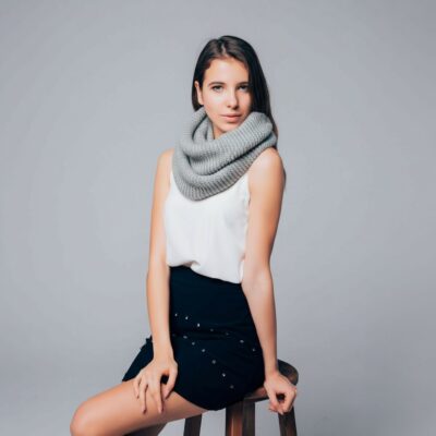 Super Soft Chunky Mobius Cowl Knitting Kit