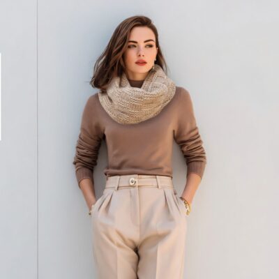 Soft Textured Cowl Knitting Kit