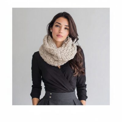 Easy Textured Cowl Crochet Kit