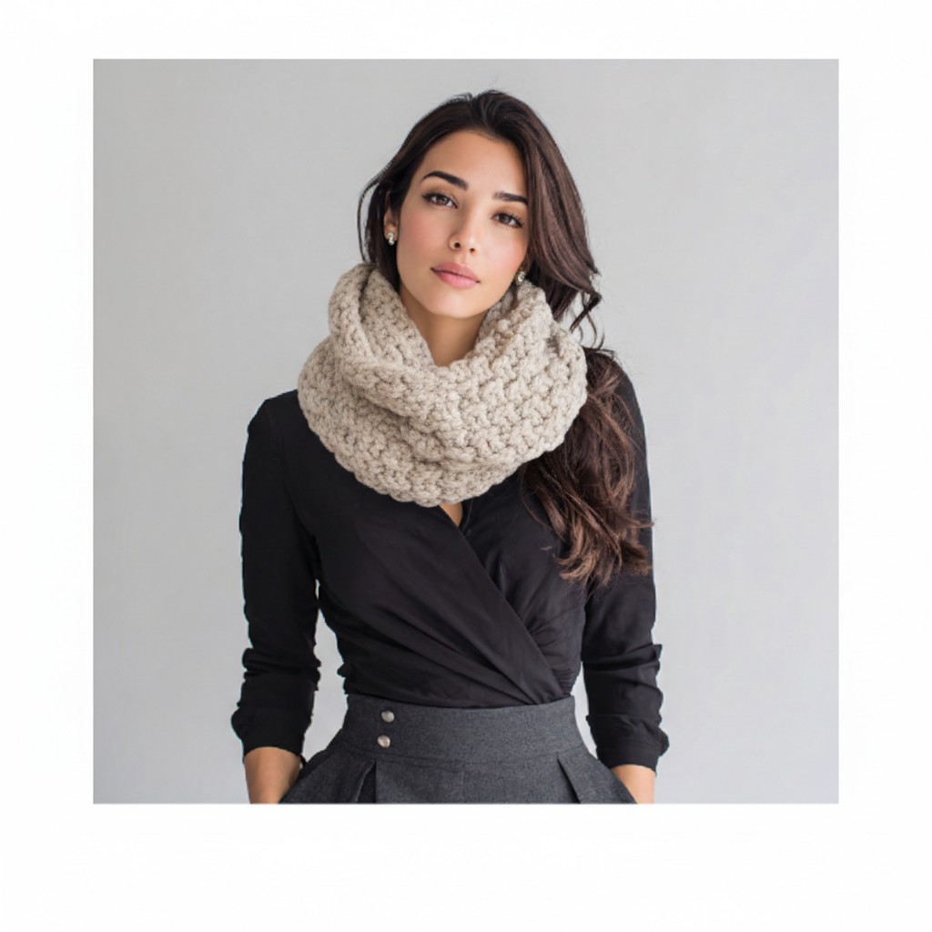 Easy Textured Cowl Crochet Kit