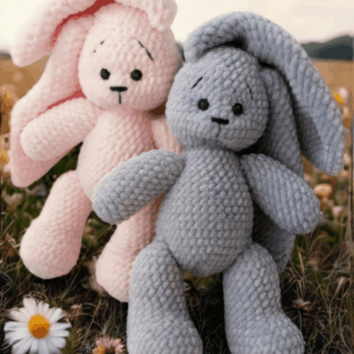 Plush Bunny Crochet Kit