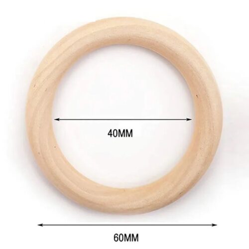 Natural Wood Rings 5cm to 7cm - Image 6