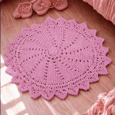 Knitted T Shirt Rug Pattern