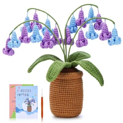 Potted Bluebells Plant Crochet Kit