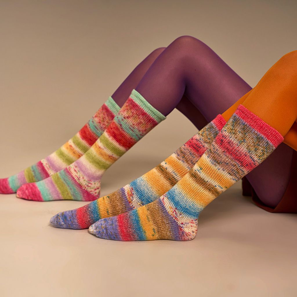 Carnival Knit Socks Pattern Free
