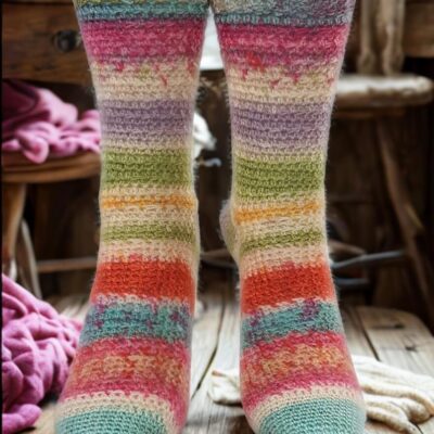 Carnival Crochet Identical Socks Kit