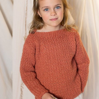 Eyelet Jumper Pattern Kids 2 to 14yrs