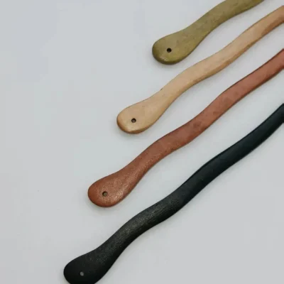 Scarf Pin Brooch Wood