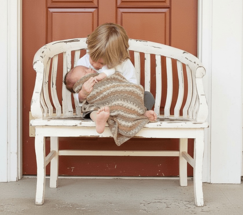 Bushland Baby Blanket Beginner Knit Gift Kit