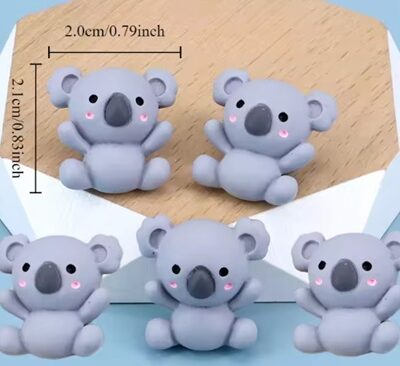 Koala Resin Buttons 5 pack