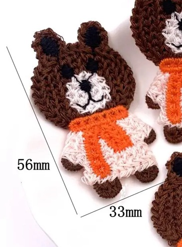 Mixed Embroidered Animal Patches 6 pack - Image 3