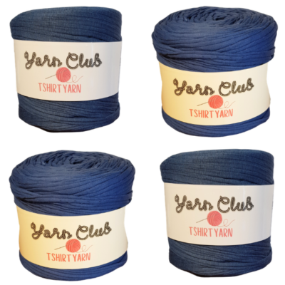 T Shirt Yarn Blue Shades